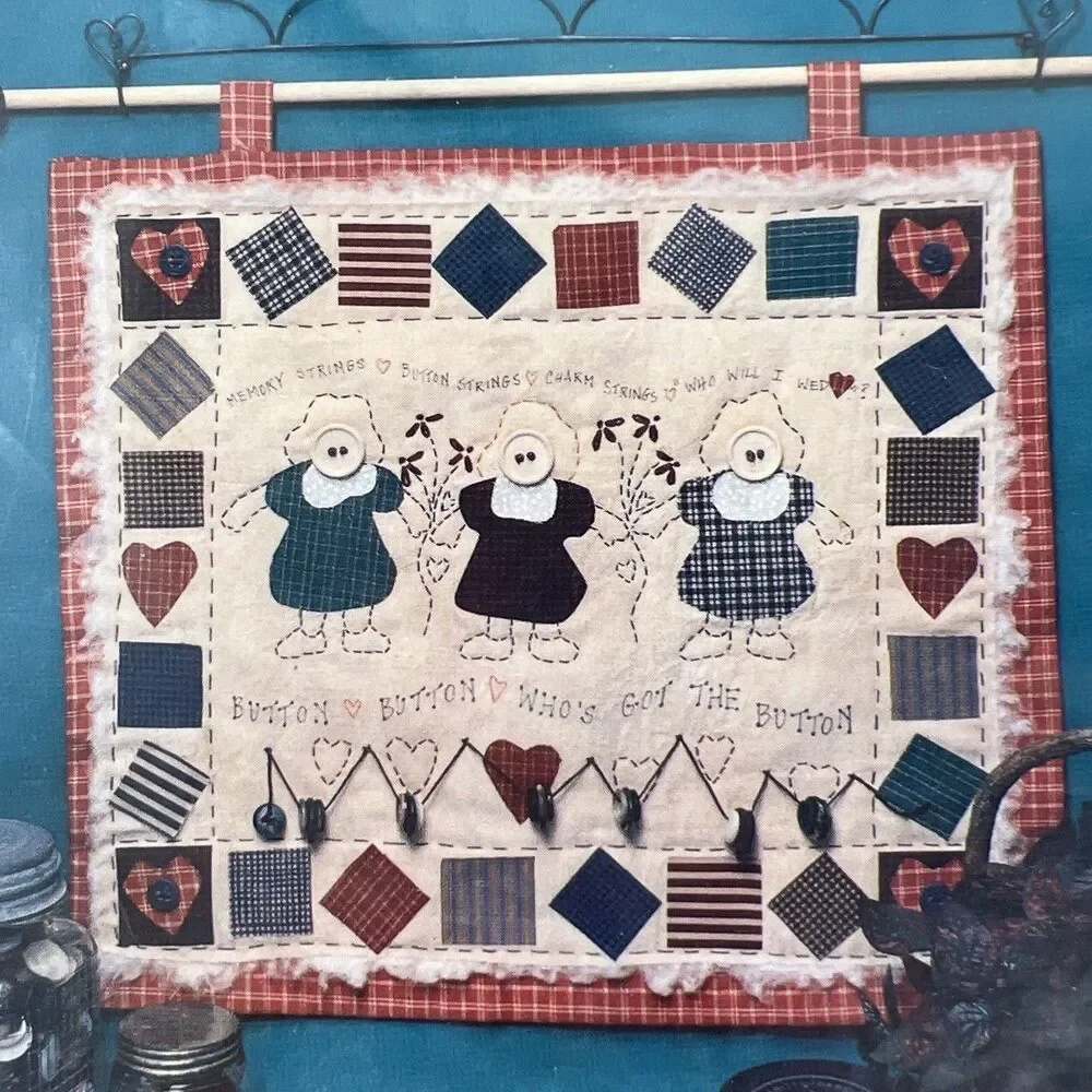 Button Button - Powder Mill - Quilt Pattern - Patriotic - Americana - NEW